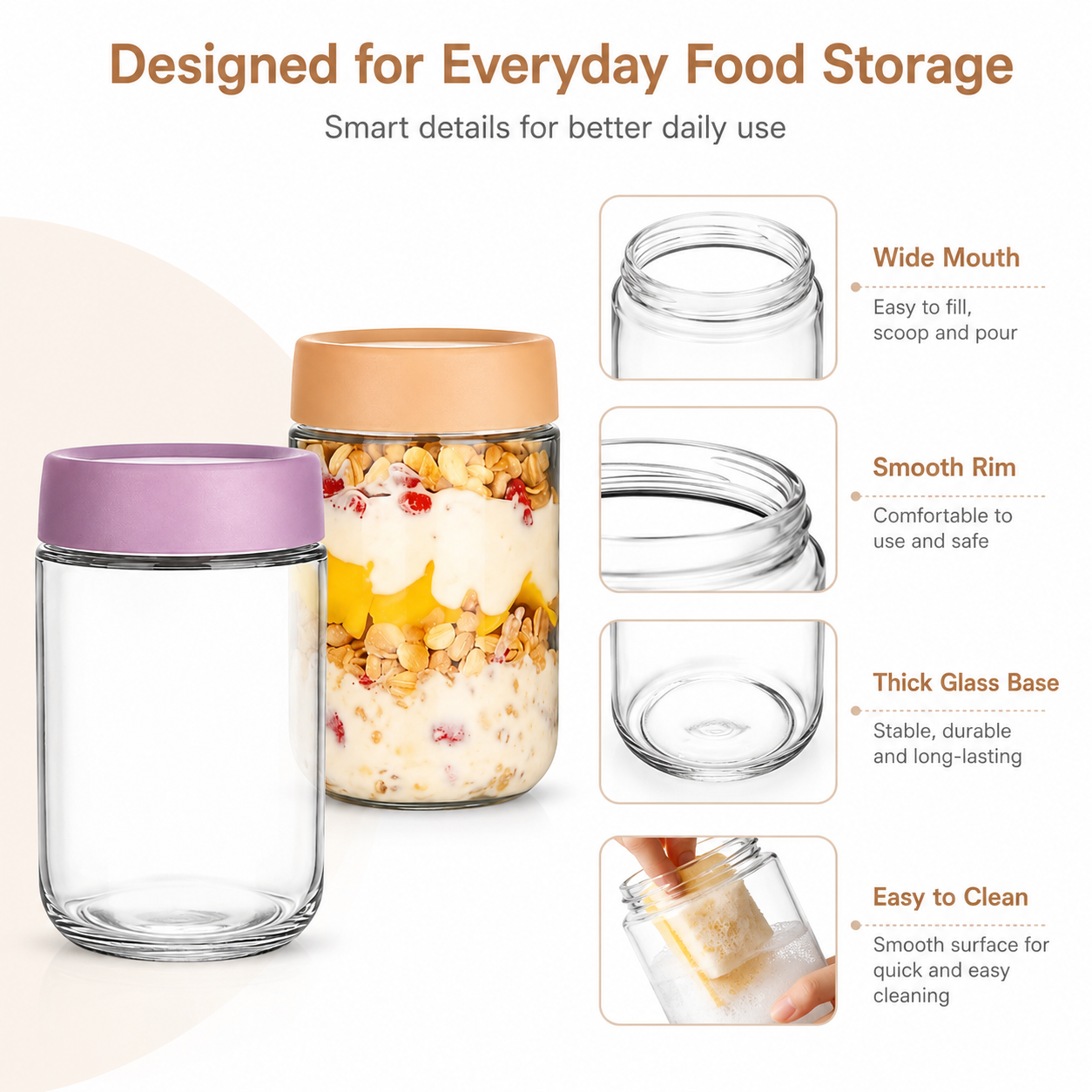 Overnight Oats Jar with Airtig - Meal Prep Overnight Oats incelemesi ve fiyatı