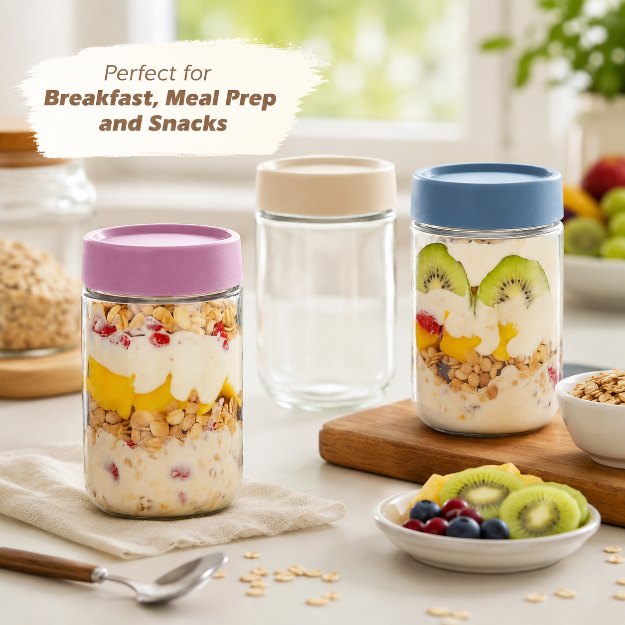 Overnight Oats Jar with Airtig - Meal Prep Overnight Oats incelemesi ve fiyatı