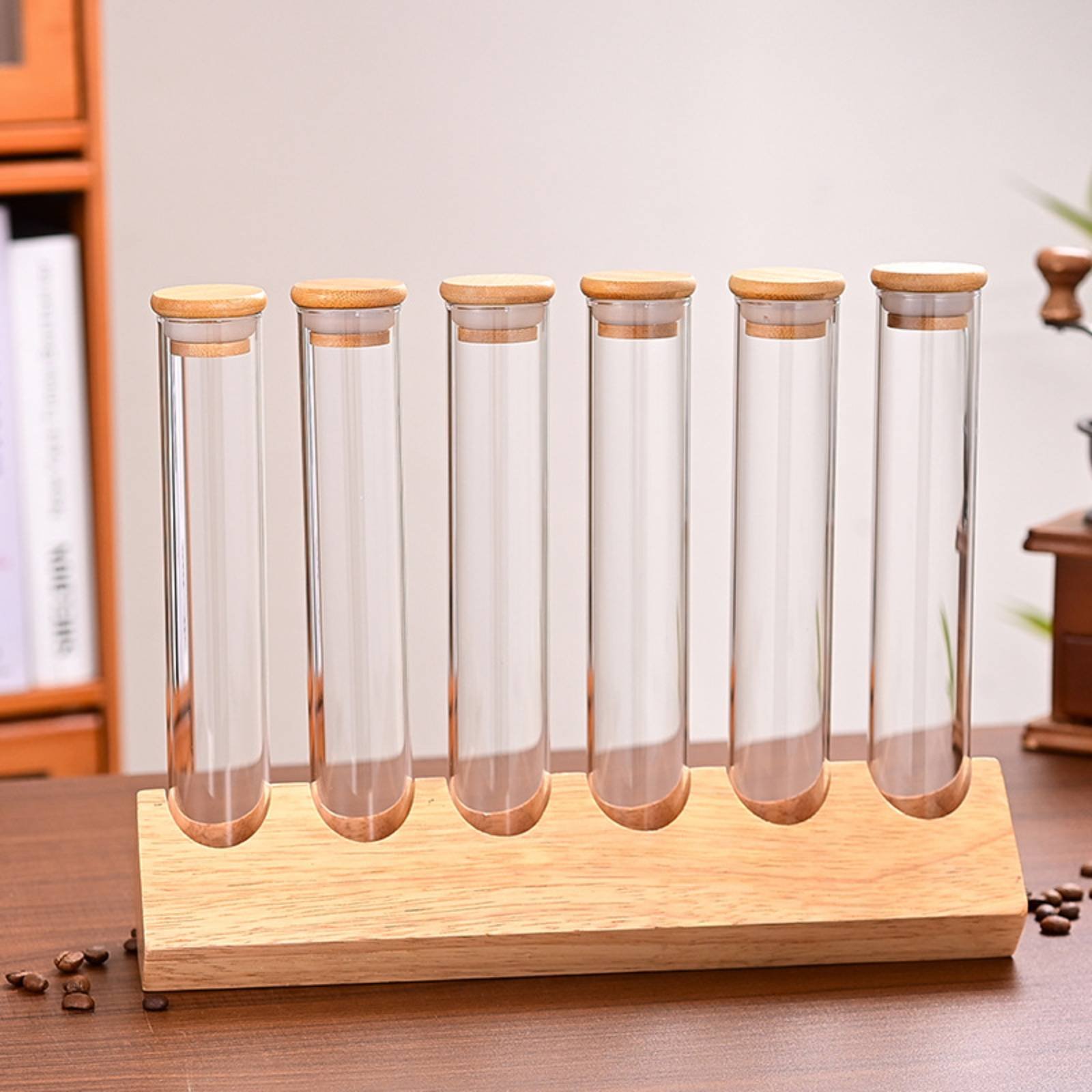 Glass Tube Container Set with  - Glass Container Set incelemesi ve fiyatı