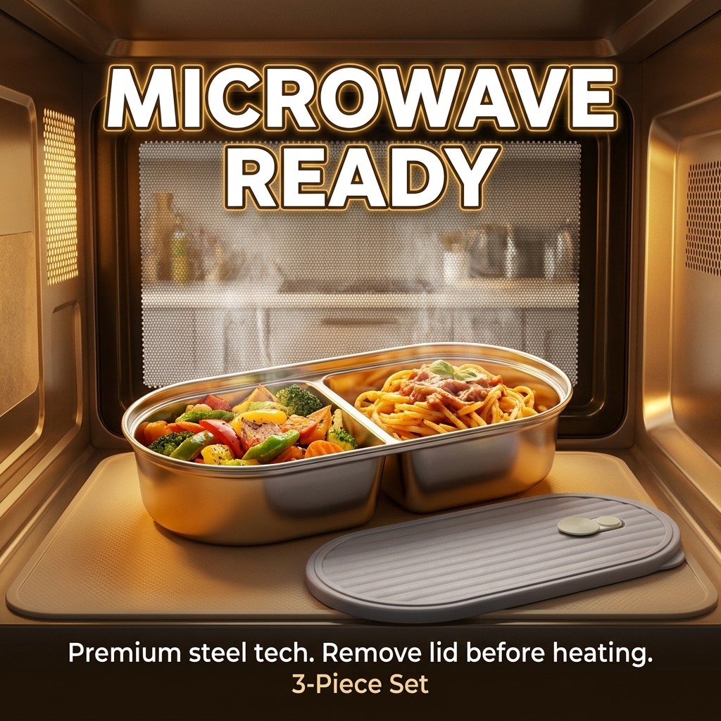 Microwavable 304 Stainless Ste - Meal Prep Ideas incelemesi ve fiyatı