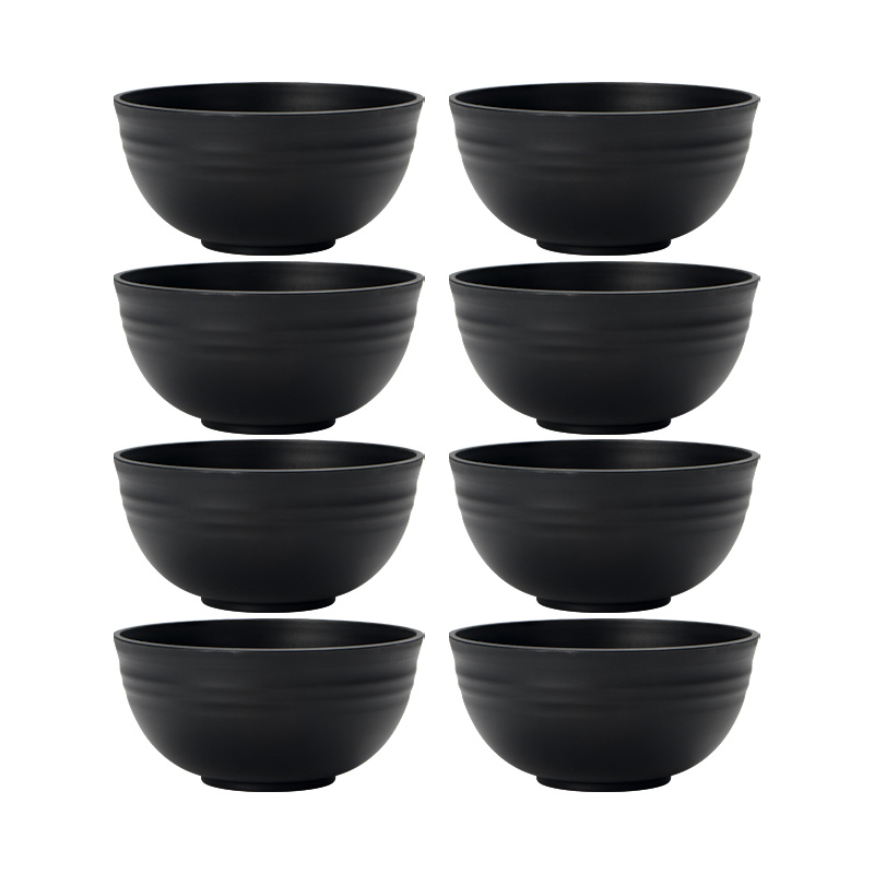 4/6/8pcs  Black grain bowl Reu - Meal Prep Bowl incelemesi ve fiyatı