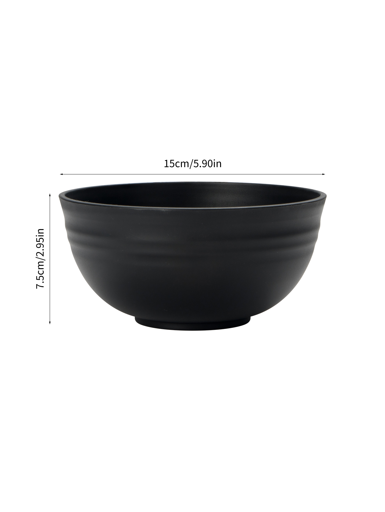 4/6/8pcs  Black grain bowl Reu - Meal Prep Bowl incelemesi ve fiyatı