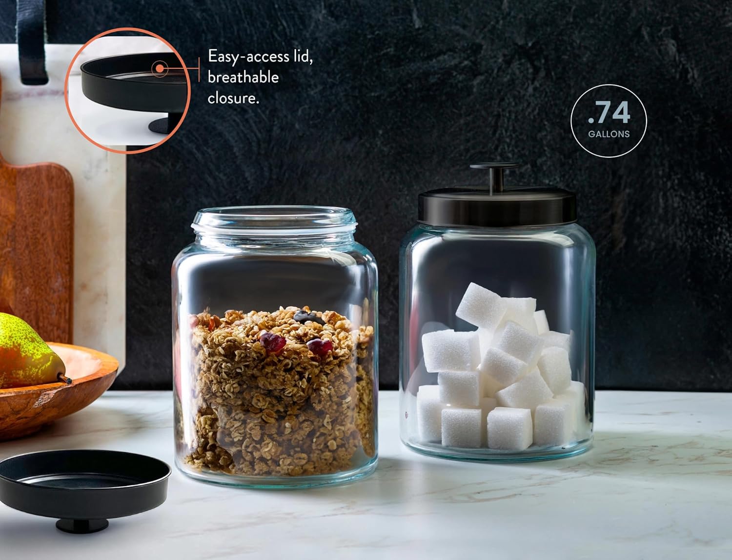 Glass Kitchen Canister Set, Fo - Glass Container Set incelemesi ve fiyatı