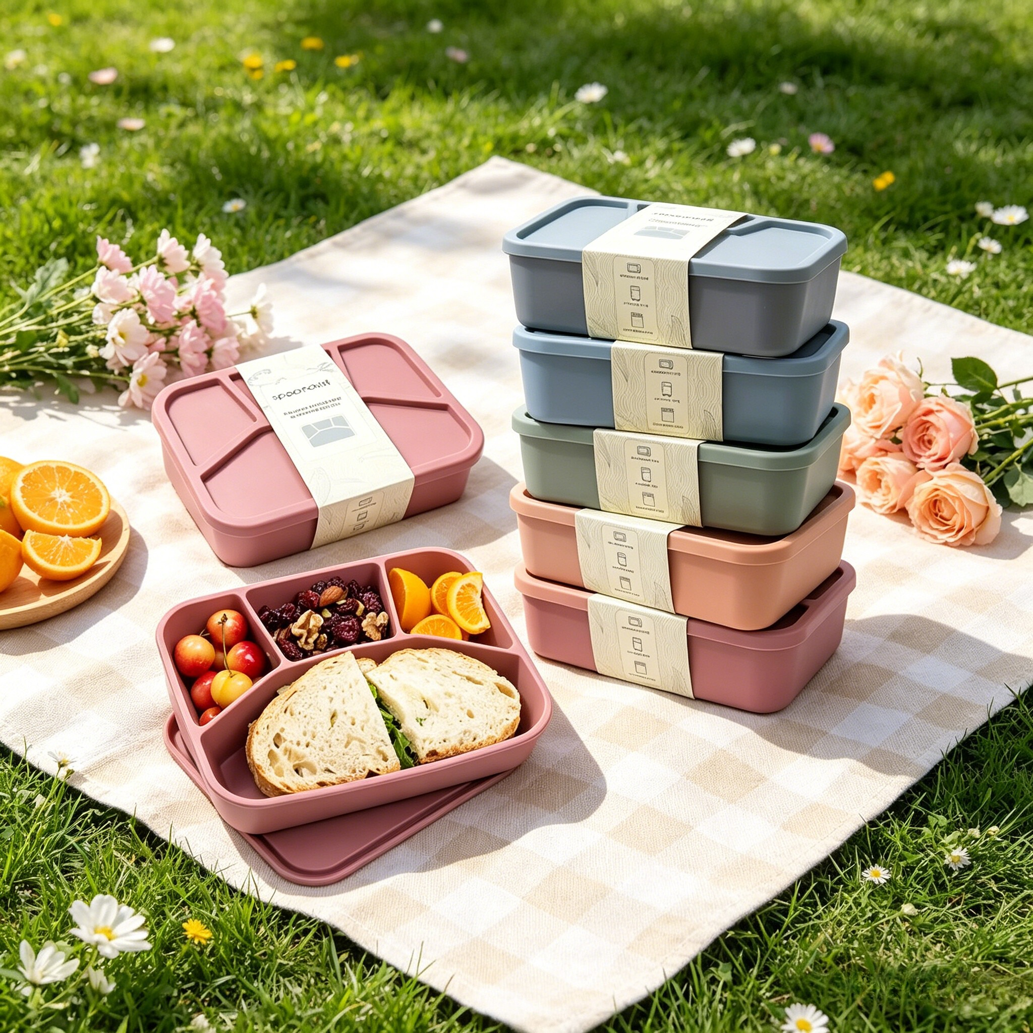 1pc Thickened Silicone Bento L - Meal Prep Simple incelemesi ve fiyatı