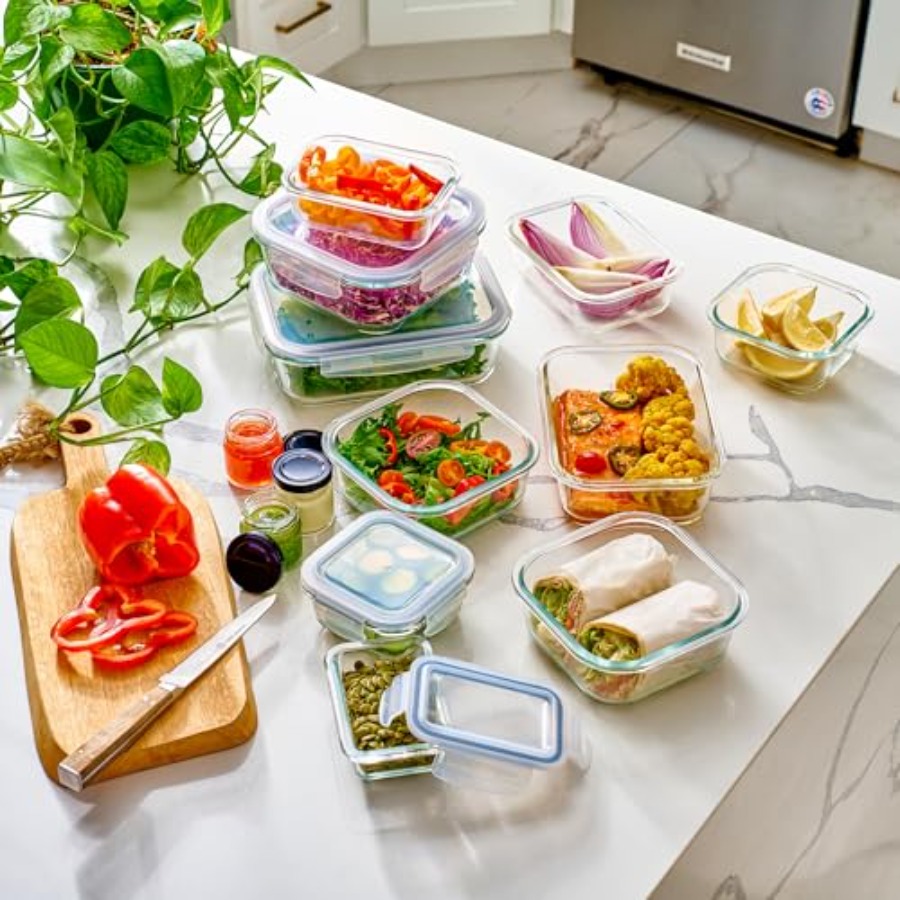 40pc Set Glass Food Storage Co - Meal Prep Bowl incelemesi ve fiyatı