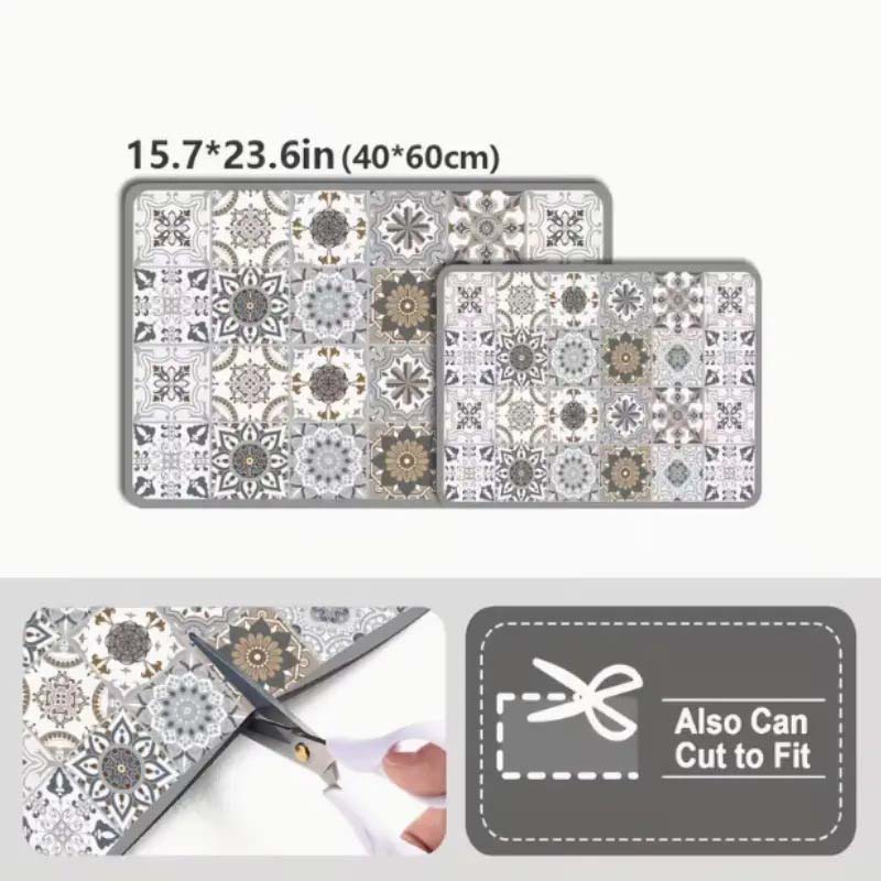 Kitchen Countertop Mat Vintage - Meal Prep Format incelemesi ve fiyatı