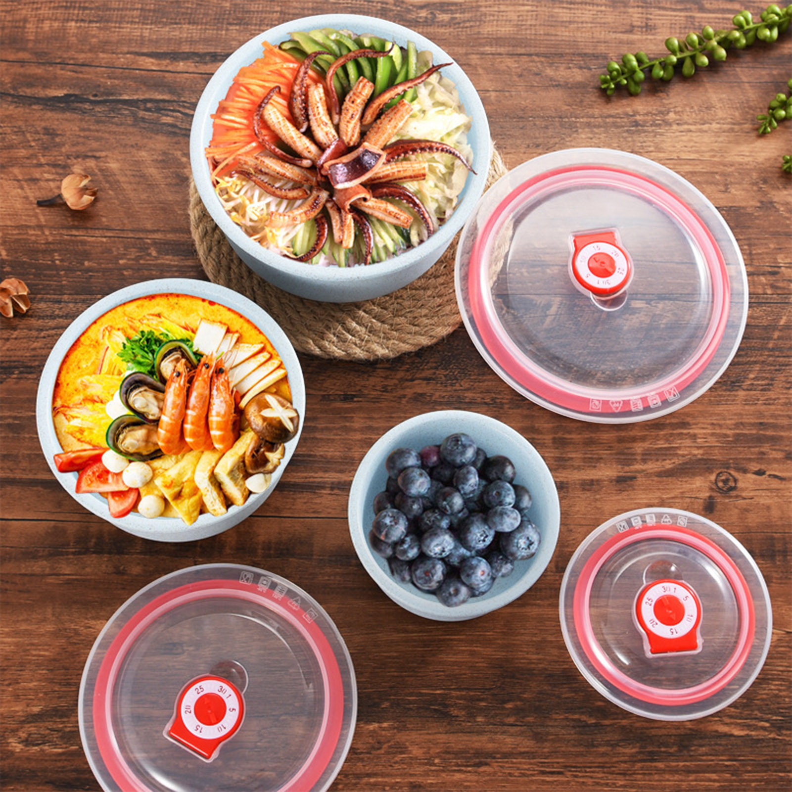 3pcs Food Storage Containers B - Meal Prep Ideas incelemesi ve fiyatı