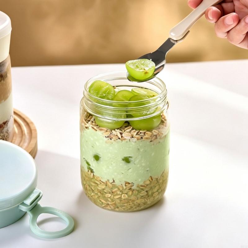 Overnight Oat Container with L - Meal Prep Overnight Oats incelemesi ve fiyatı