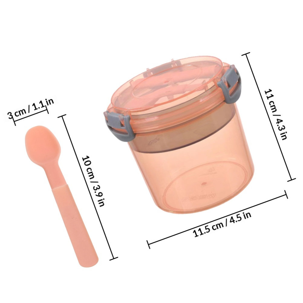 2Pcs Overnight Oats Jar Set Pr - Meal Prep Overnight Oats incelemesi ve fiyatı
