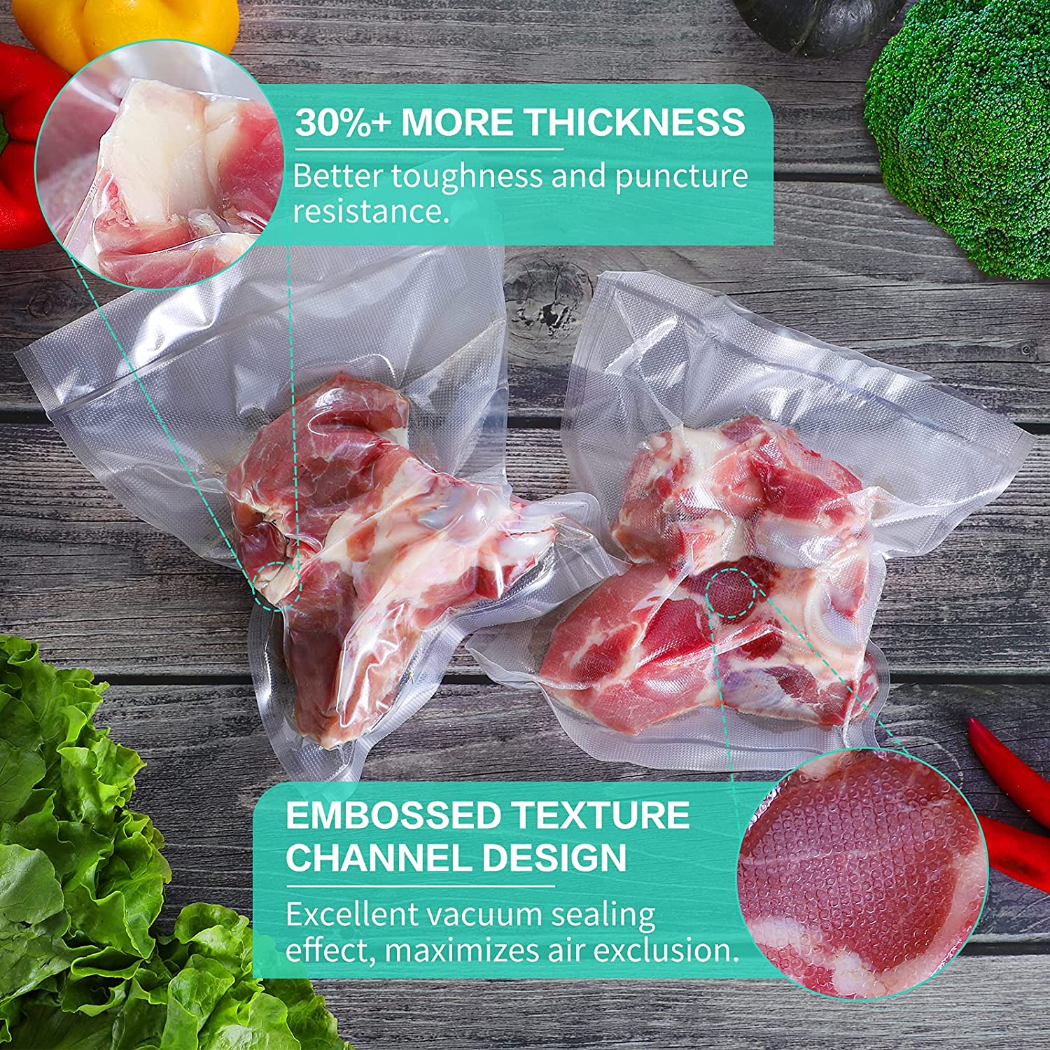 Kitchen Bags For Vacuum Food V - Meal Prep Vacuum Seal incelemesi ve fiyatı