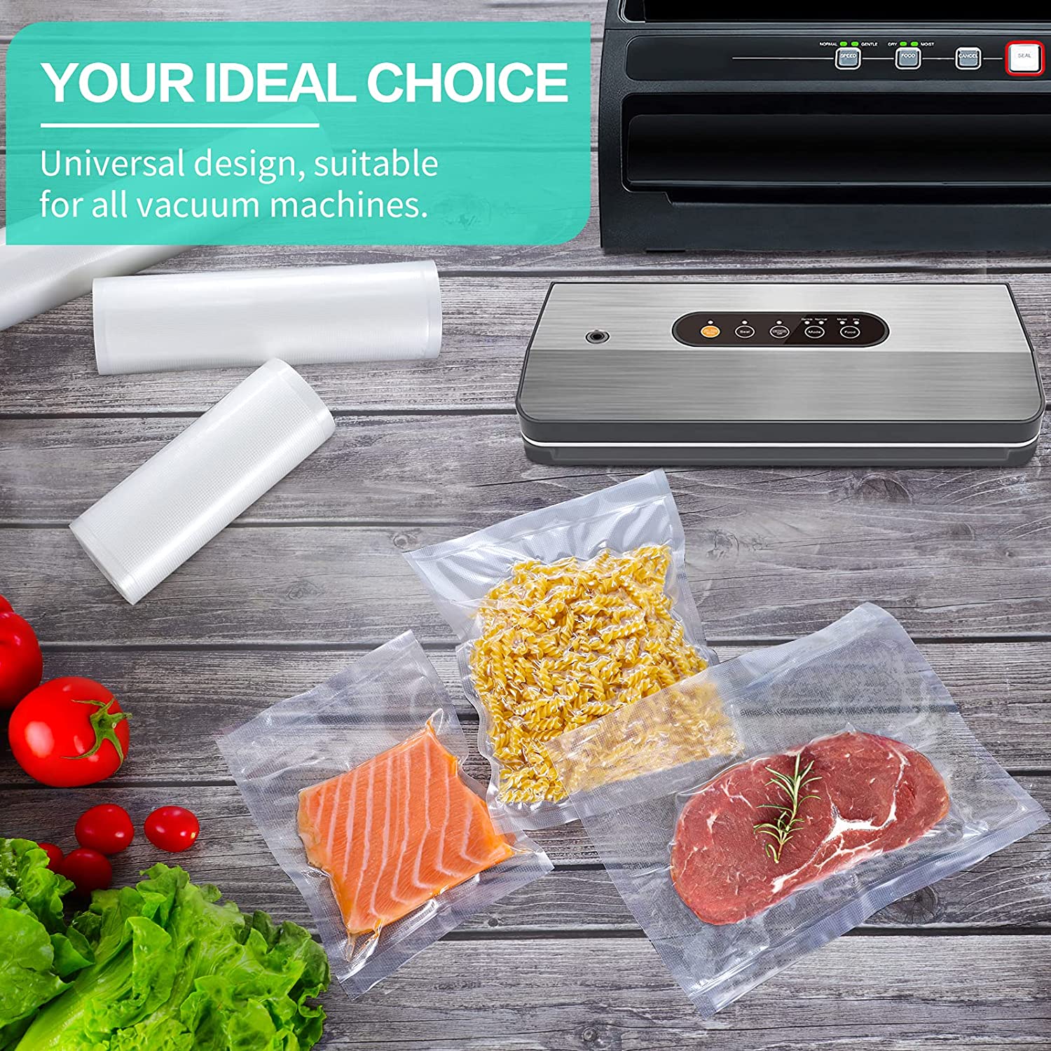 Kitchen Bags For Vacuum Food V - Meal Prep Vacuum Seal incelemesi ve fiyatı