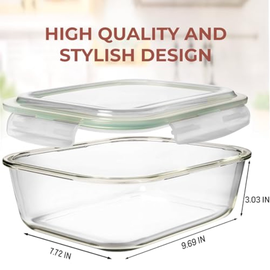 10 Cups/ 80 Oz 4 Pc Set of 2 G - Glass Container Set incelemesi ve fiyatı