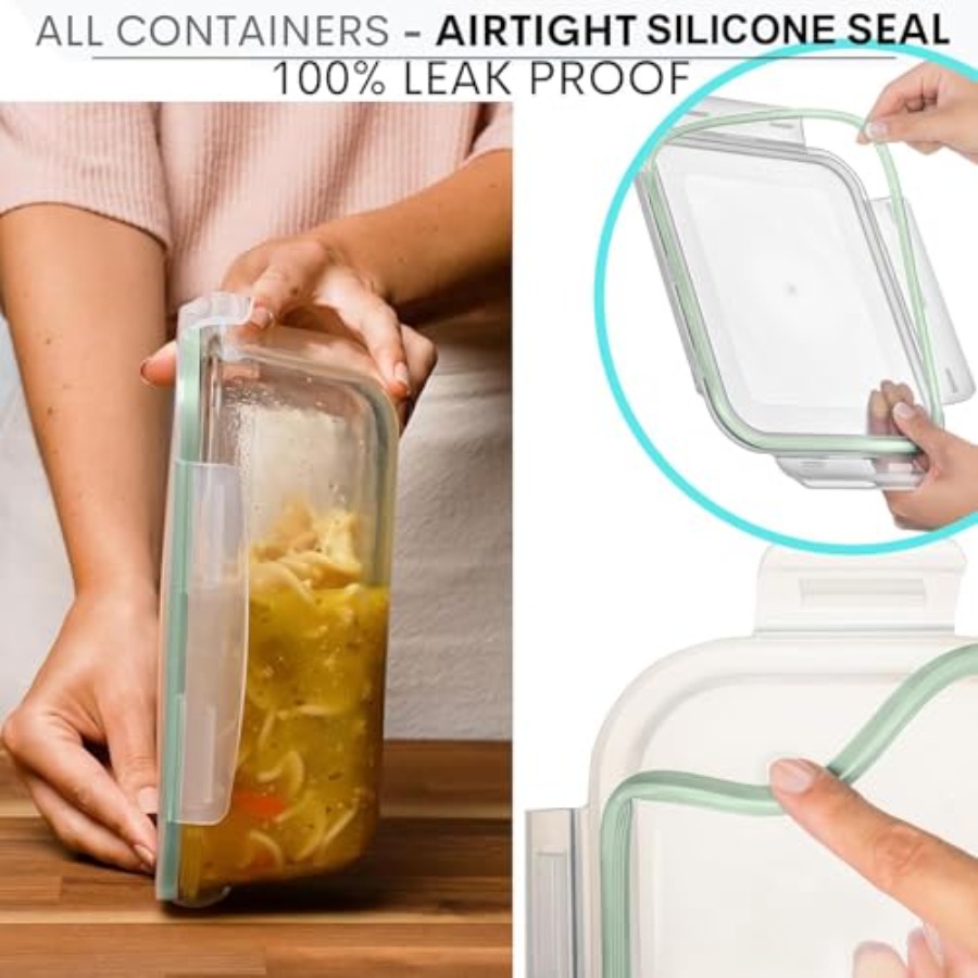 10 Cups/ 80 Oz 4 Pc Set of 2 G - Glass Container Set incelemesi ve fiyatı