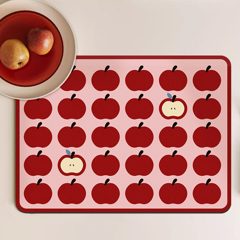 ute Apple Pattern Drying Mat F - Meal Prep Format incelemesi ve fiyatı