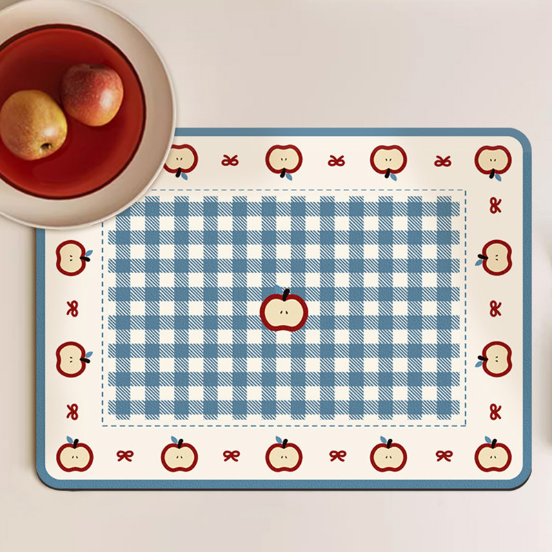 ute Apple Pattern Drying Mat F - Meal Prep Format incelemesi ve fiyatı