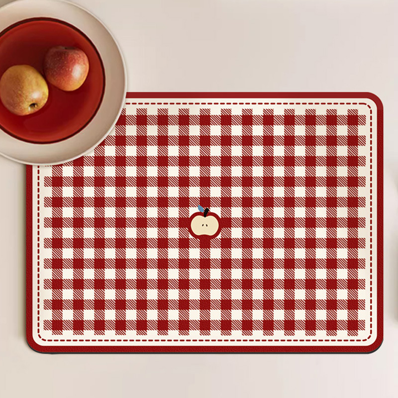 ute Apple Pattern Drying Mat F - Meal Prep Format incelemesi ve fiyatı