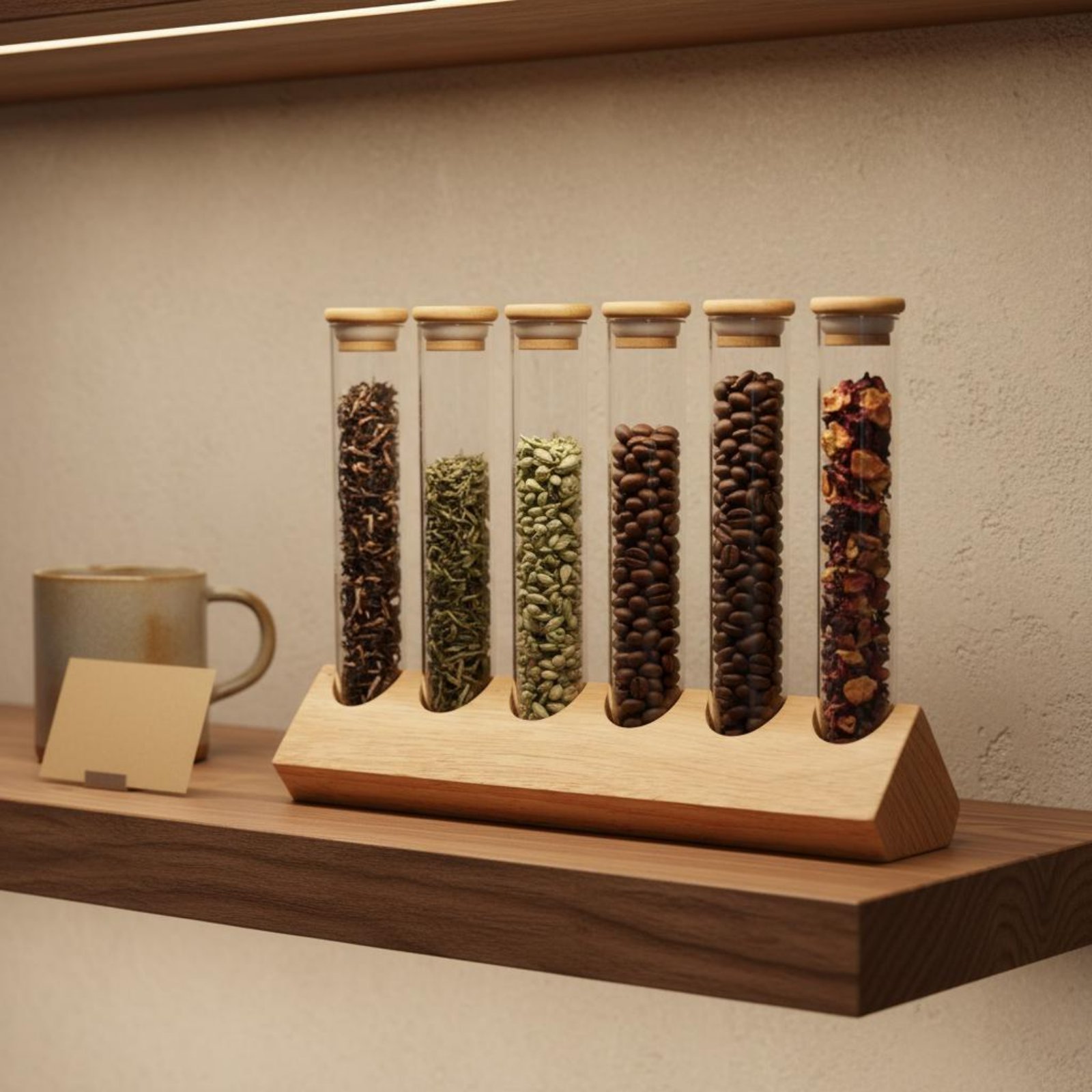 Glass Tube Container Set with  - Glass Container Set incelemesi ve fiyatı