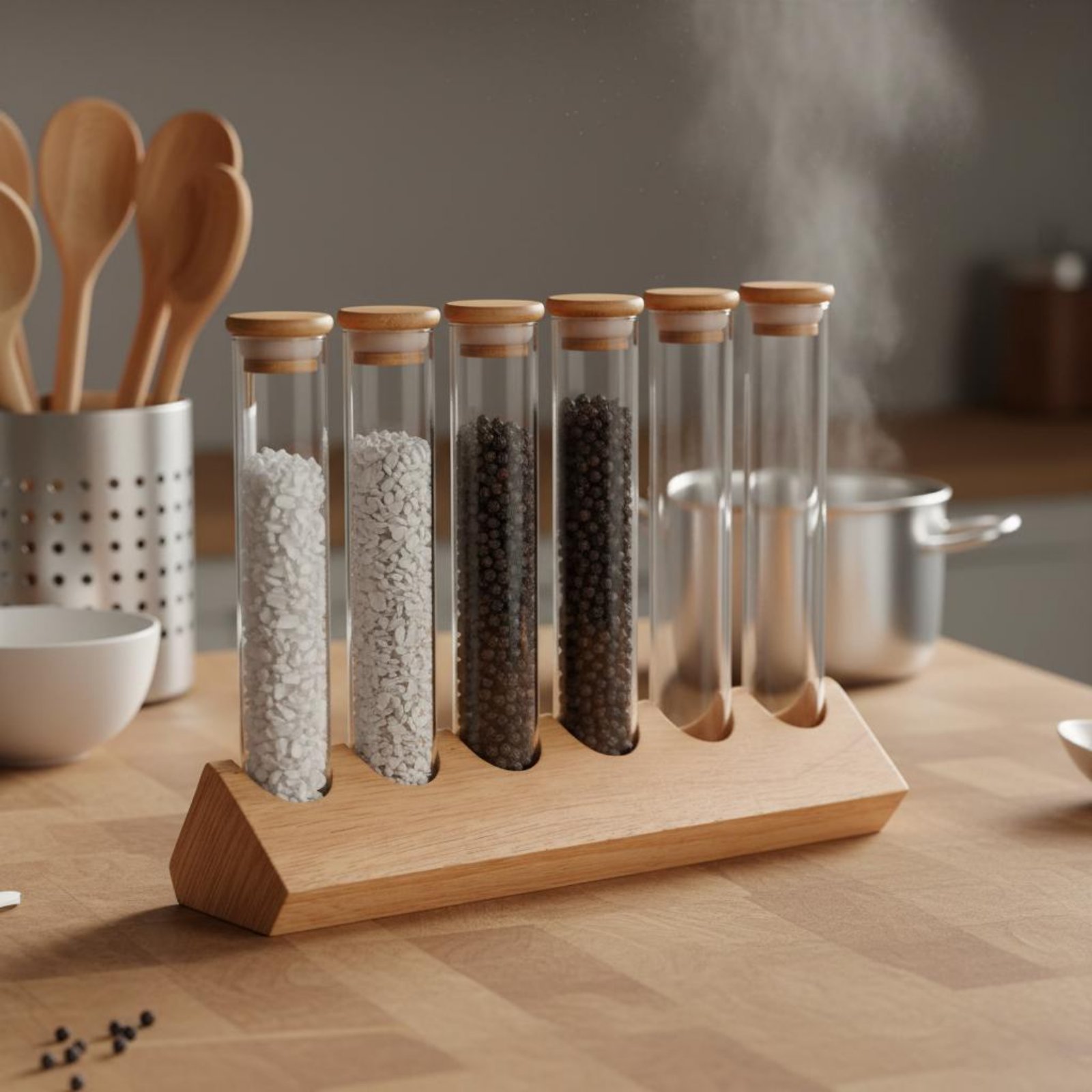 Glass Tube Container Set with  - Glass Container Set incelemesi ve fiyatı