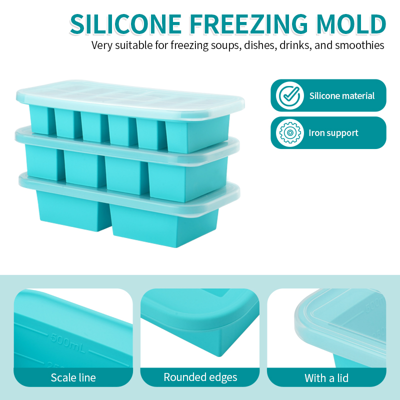 2 or 3-piece Silicone Freezer  - Meal Prep Ideas incelemesi ve fiyatı