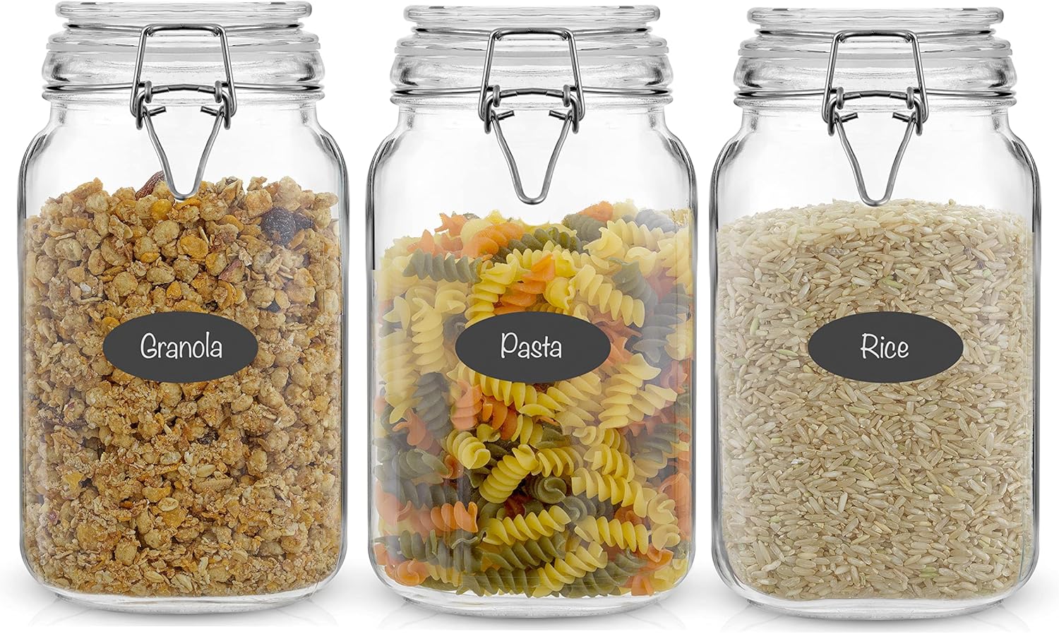 Airtight Glass Jars with Lids  - Glass Container Set incelemesi ve fiyatı