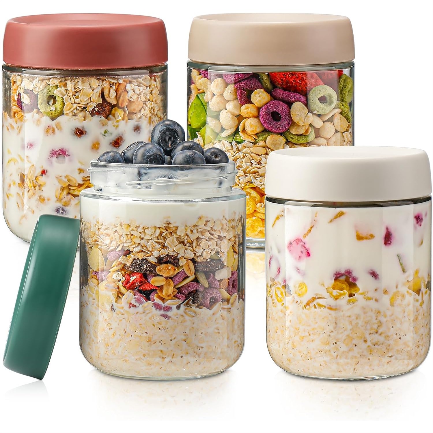 Glass Overnight Oats Container - Glass Container Set incelemesi ve fiyatı
