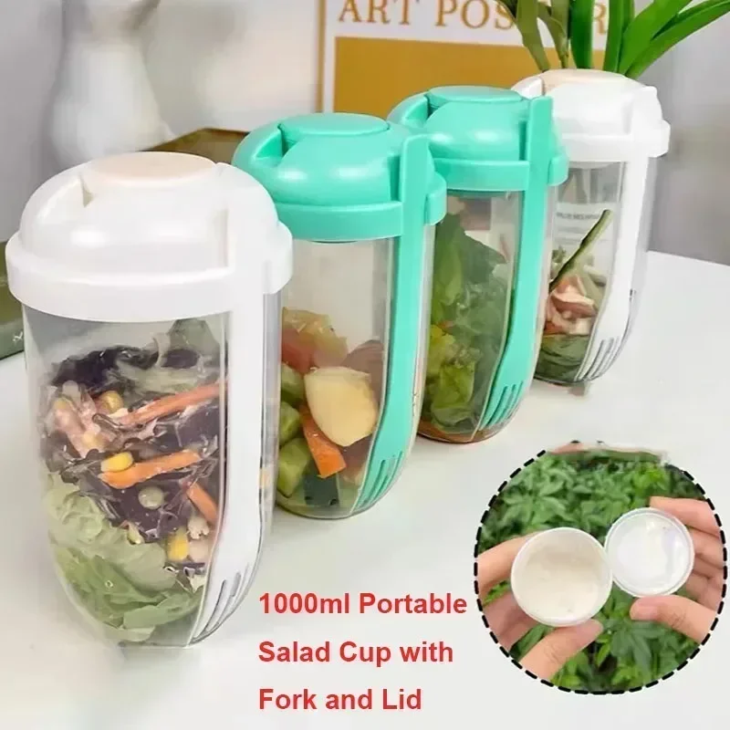 Portable Salad Bowl with Lid a - Meal Prep Bowl incelemesi ve fiyatı