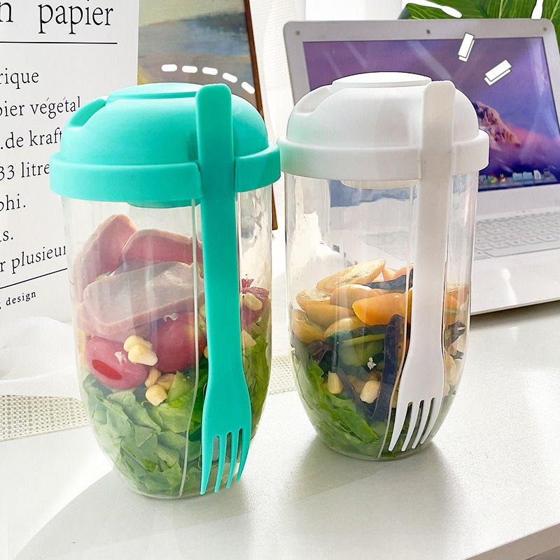 Portable Salad Bowl with Lid a - Meal Prep Bowl incelemesi ve fiyatı