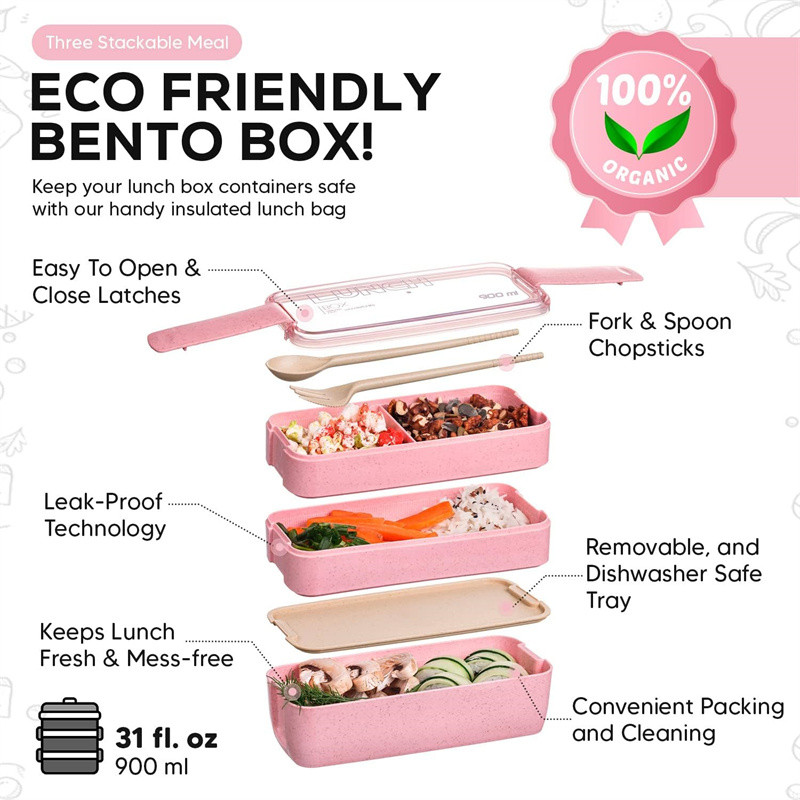 3-In-1 Compartment Wheat Straw - Meal Prep Bowl incelemesi ve fiyatı