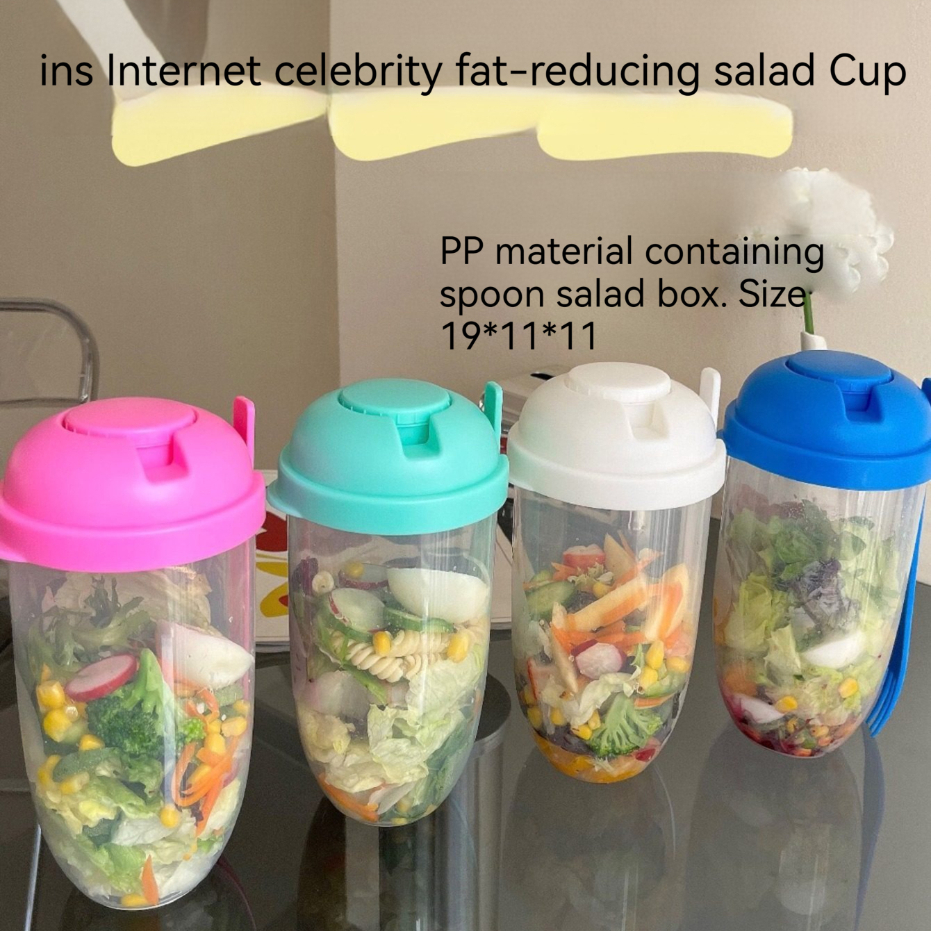 3In1 Portable Salad Cup Breakf - Meal Prep Bowl incelemesi ve fiyatı