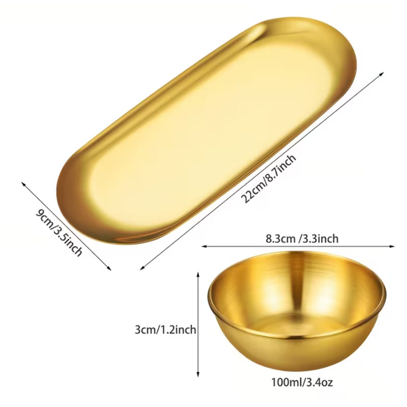 3/6/9/12pcs Golden Sauce Bowl  - Meal Prep Bowl incelemesi ve fiyatı