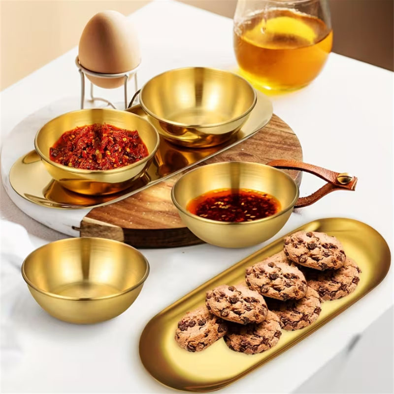 3/6/9/12pcs Golden Sauce Bowl  - Meal Prep Bowl incelemesi ve fiyatı