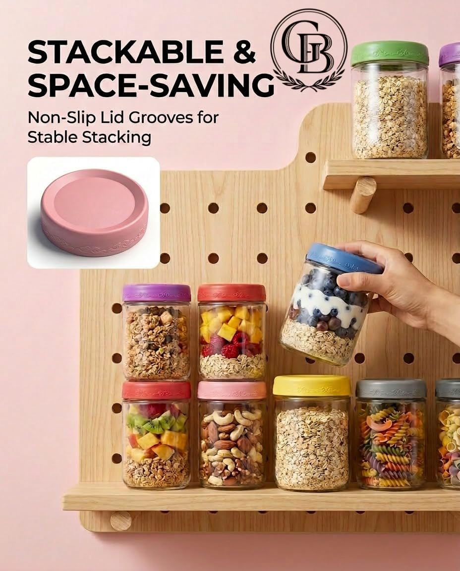 16 OZ 4Pack, Overnight Oats Ja - Meal Prep Overnight Oats incelemesi ve fiyatı