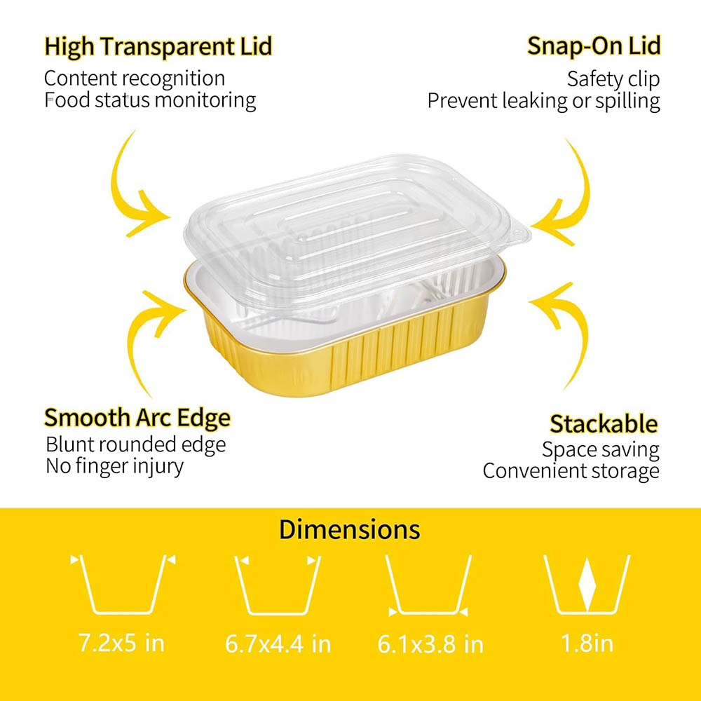 Small Aluminum Pans with Lids  - Meal Prep Ideas incelemesi ve fiyatı