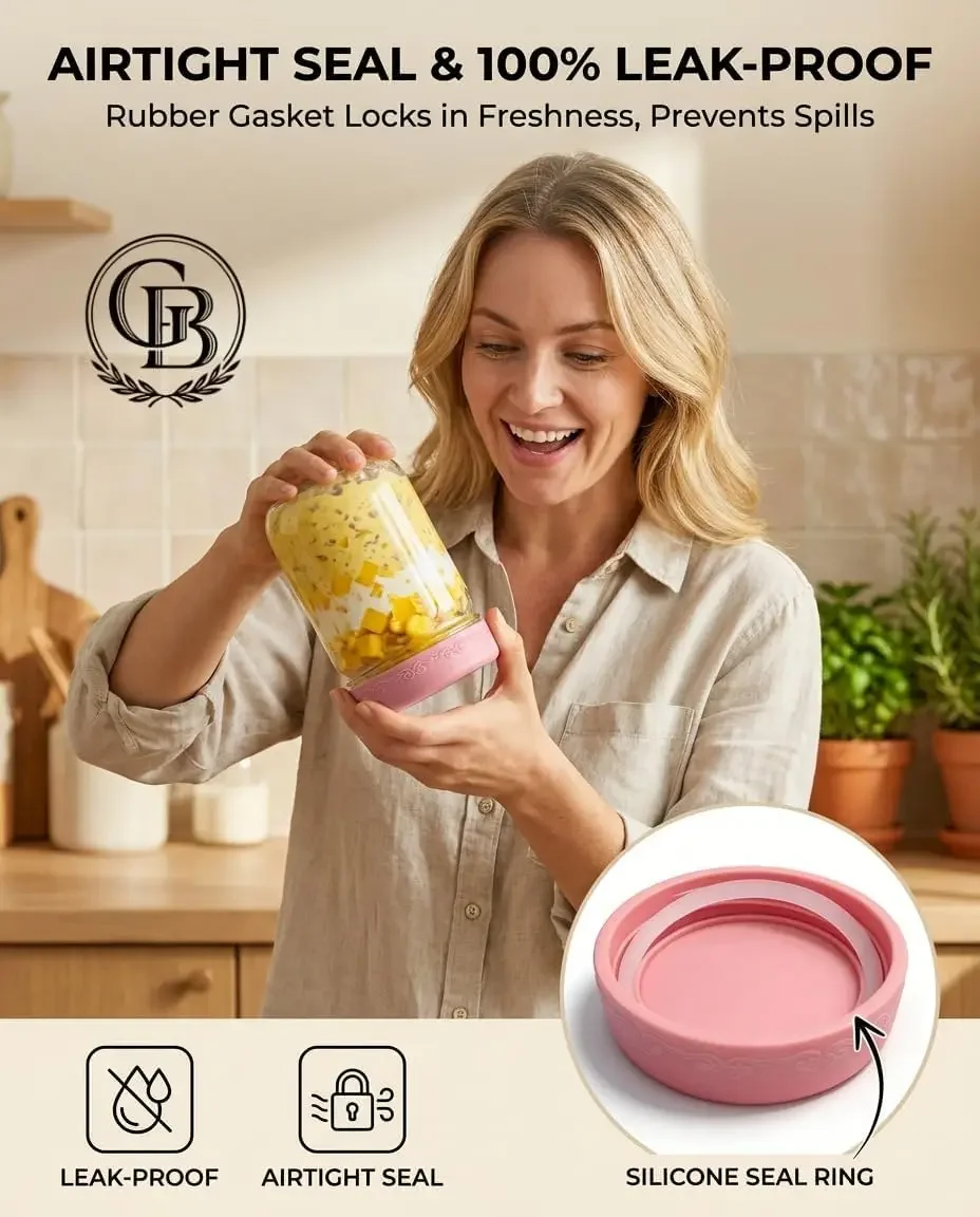 16 OZ 4Pack, Overnight Oats Ja - Meal Prep Overnight Oats incelemesi ve fiyatı