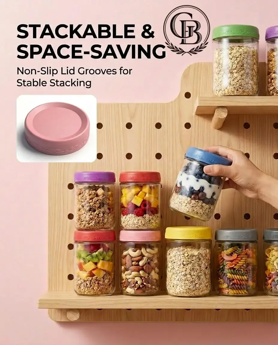 16 OZ 4Pack, Overnight Oats Ja - Meal Prep Overnight Oats incelemesi ve fiyatı