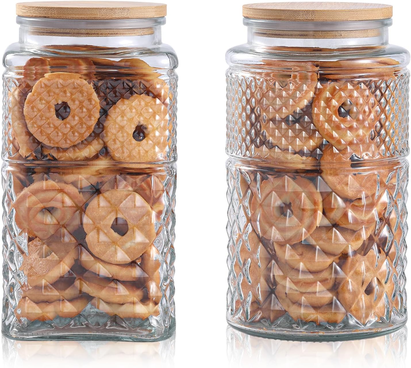 0.7Gallon/2600ml Glass Cookie  - Glass Container Set incelemesi ve fiyatı
