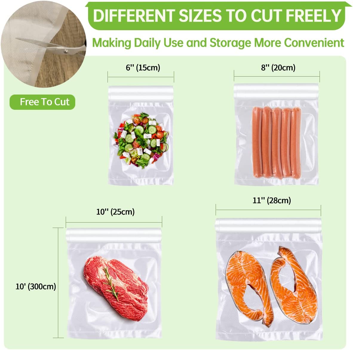 500cm/Rolls Food Vacuum Bags f - Meal Prep Vacuum Seal incelemesi ve fiyatı