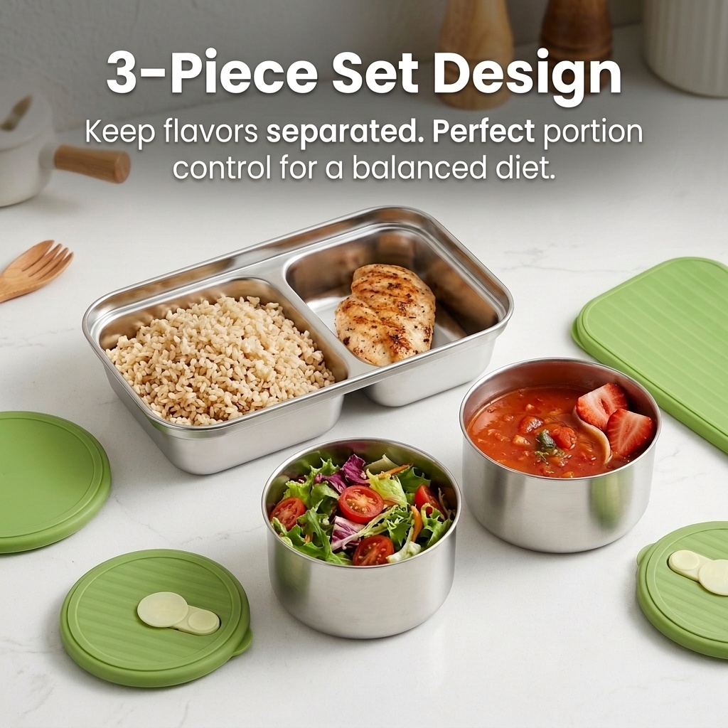 Microwave Safe 304 Stainless S - Meal Prep Ideas incelemesi ve fiyatı