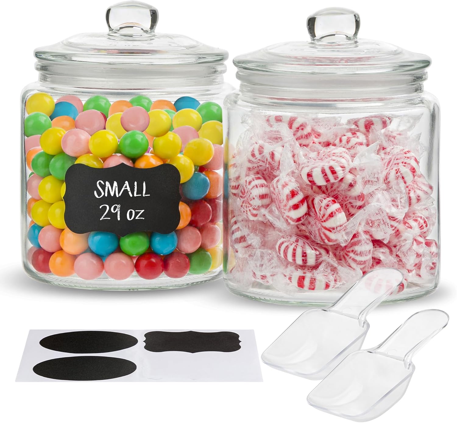 Glass Storage Jars with Lids - - Glass Container Set incelemesi ve fiyatı