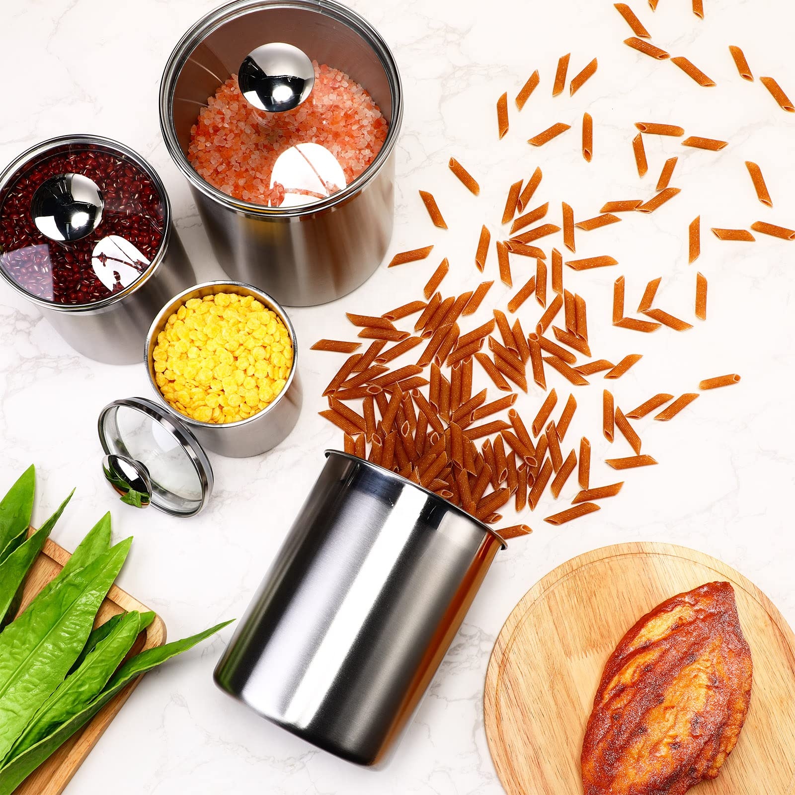 Food Storage Containers Tea Co - Glass Container Set incelemesi ve fiyatı