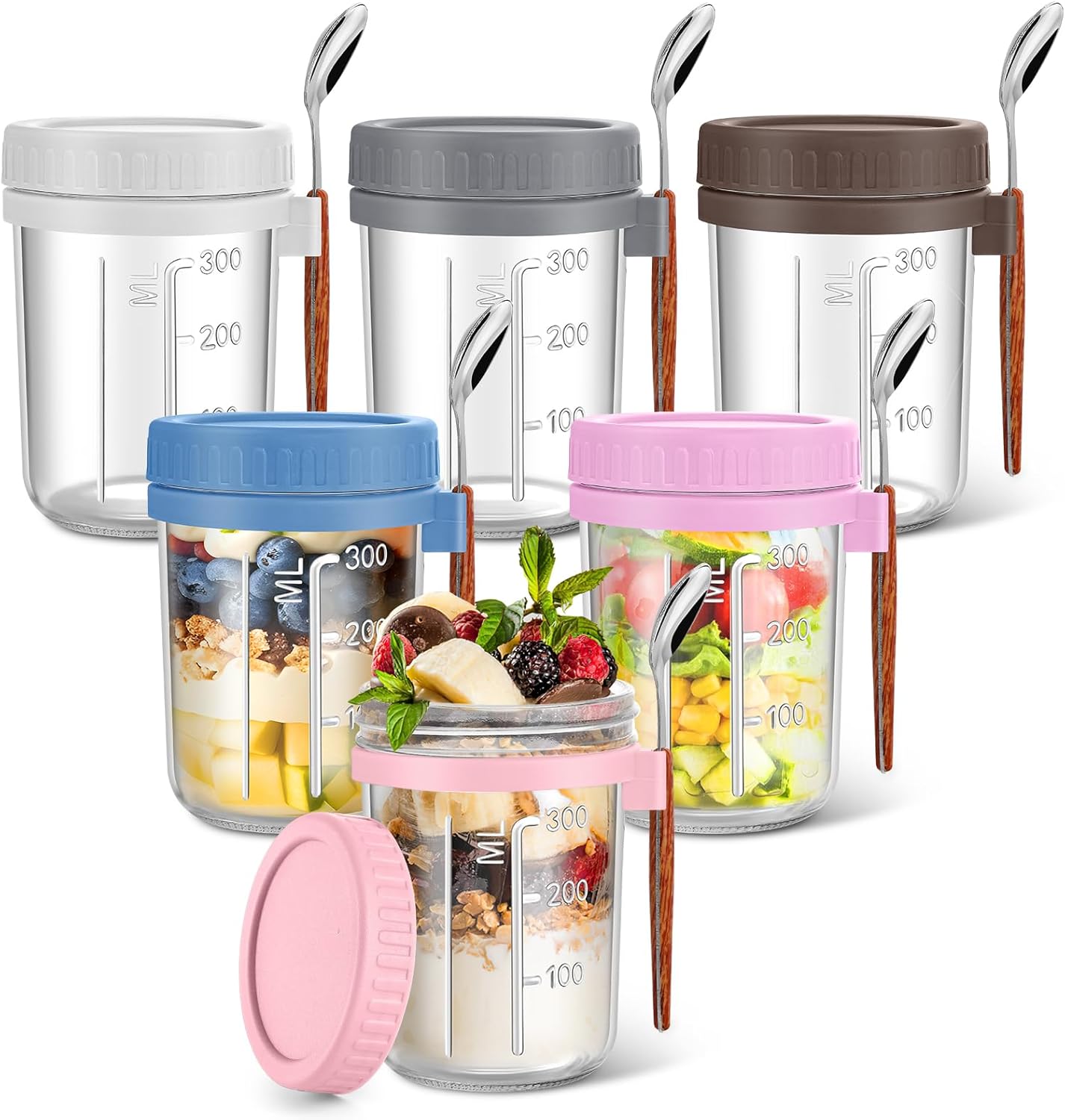 Overnight Oats Jars 16 oz with - Meal Prep Overnight Oats incelemesi ve fiyatı