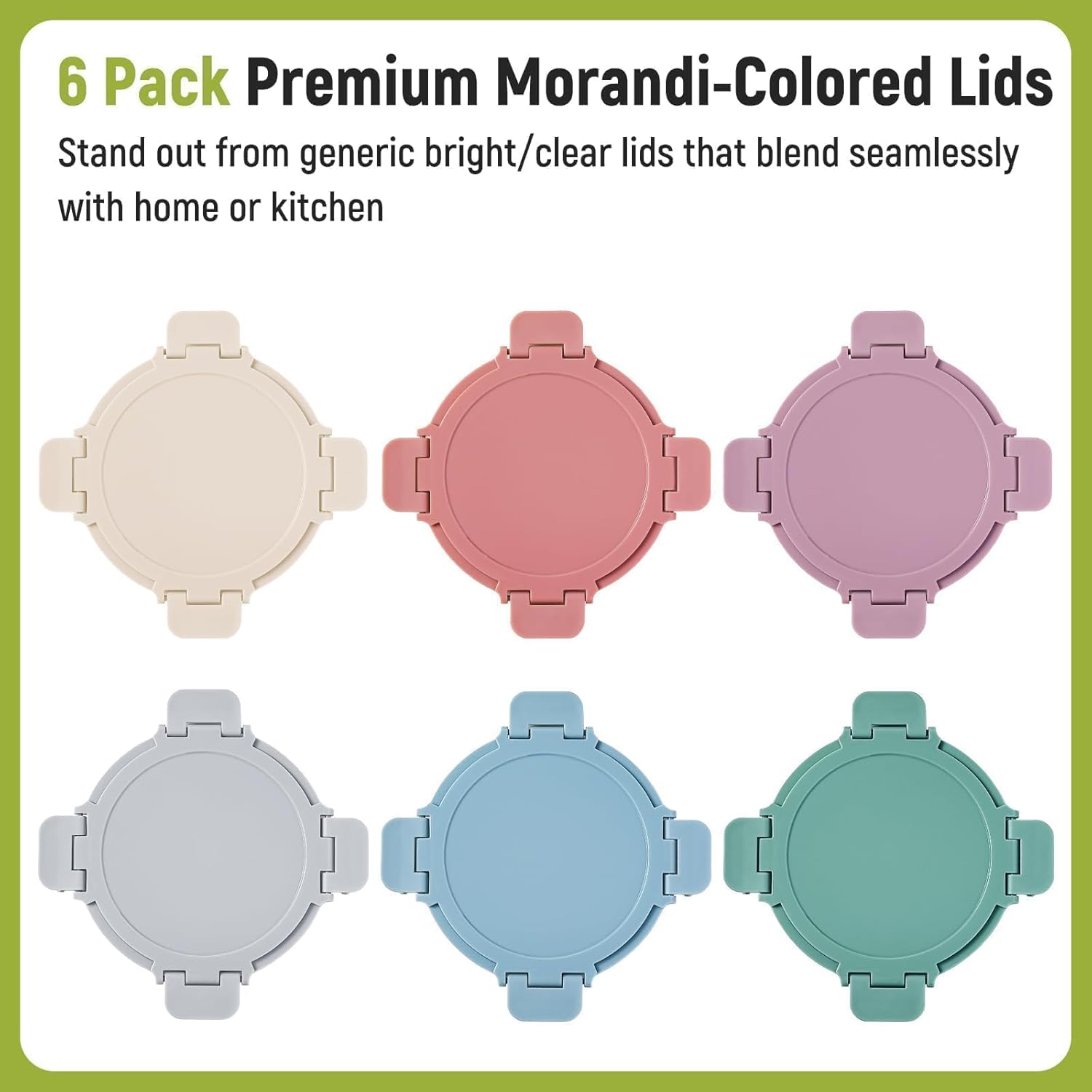 [UPGRADED LID] 6 Sets 3 Cup/24 - Glass Container Set incelemesi ve fiyatı