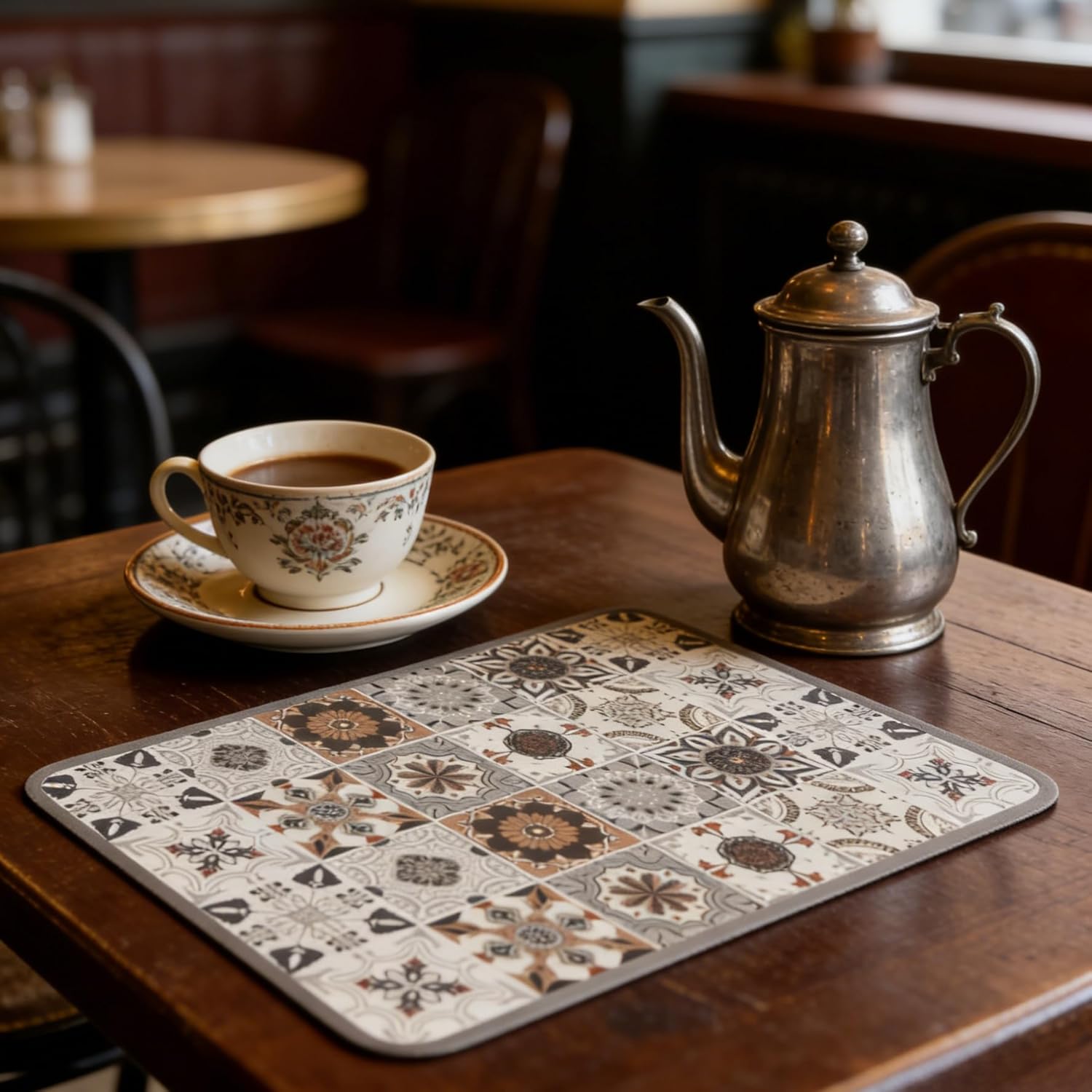 Kitchen Countertop Mat Vintage - Meal Prep Format incelemesi ve fiyatı