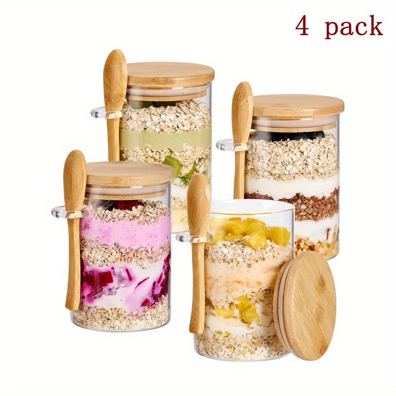 4/6pcs Dessert Bowl, Overnight - Meal Prep Overnight Oats incelemesi ve fiyatı